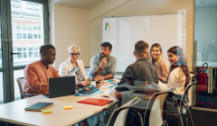 Business team workshop