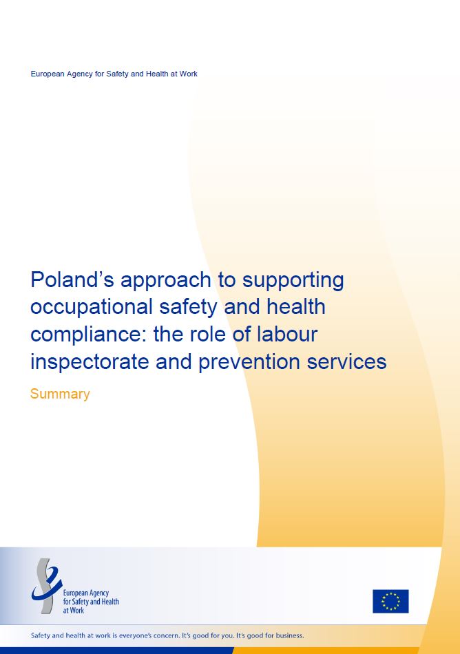 Cover of the Summary Poland’s approach to supporting occupational safety and health compliance