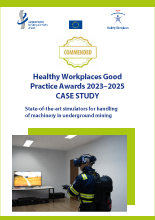 Cover of the case study: Greece: State-of-the-art simulators for handling of machinery in underground mining