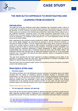 Cover of The new Dutch approach to investigating and learning from accidents case study