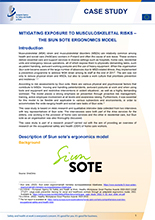 Cover of Siun sote ergonomics model case study