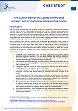 Cover of How labour inspectors address workforce diversity and psychosocial risks across Europe