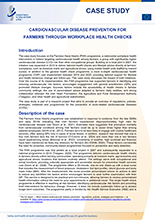 Cover of Cardiovascular disease prevention for farmers through workplace health checks
