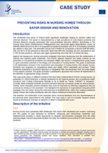 Cover of Preventing risks in nursing homes through safer design and renovation