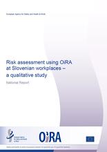 Cover of the report Risk assessment using OiRA at Slovenian workplaces – a qualitative study