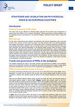 Strategies and legislation on psychosocial risks in six European countries