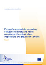 Cover of the Portugal’s approach to supporting OSH compliance report
