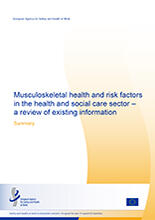 Cover of Musculoskeletal health and risk factors in the HeSCare sector summary
