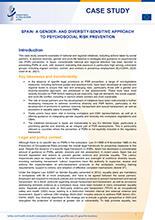 Cover of Spain: a gender and diversity sensitive approach to psychosocial risk prevention