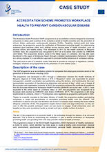 Cover of Accreditation scheme promotes workplace health to prevent cardiovascular disease