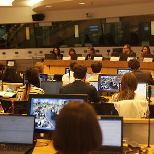 People attending a seminar